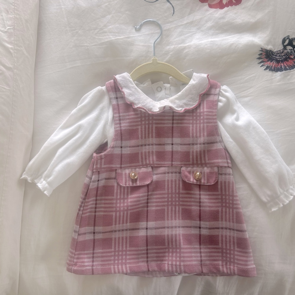 Baby Girl Tweed Dress Set 6-9 months - Church Dress
